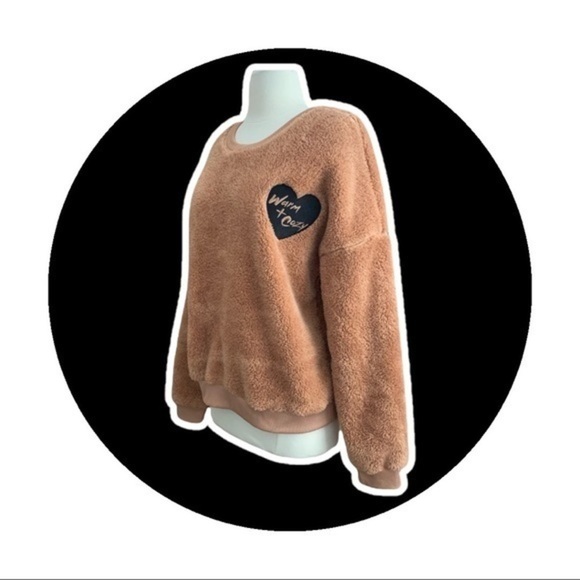 Zoe + Liv Warm and Cozy Teddy Bear Sweater - Picture 4 of 5